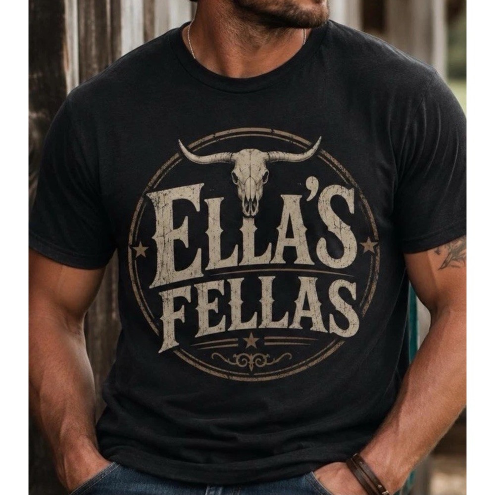 Ella Fella Ella Langley T-shirt Adult Unisex Black Medium